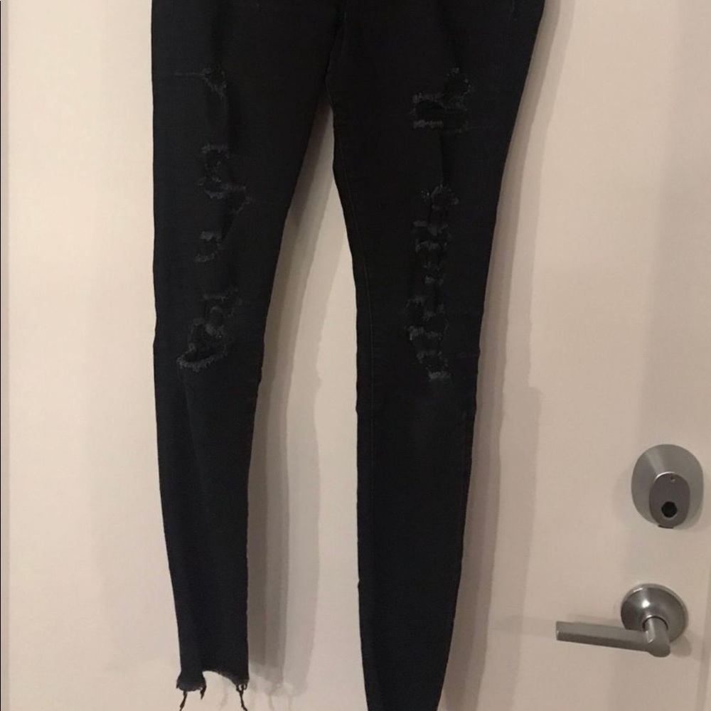 Abercrombie and Fitch ripped jeans